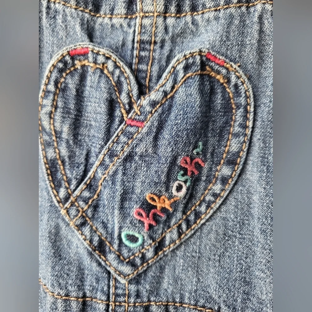 Oshgosh Girls Blue Denim‎ Overalls